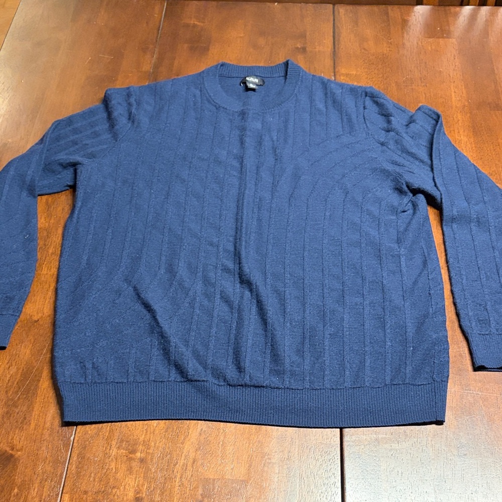 Alfani Kids Navy Wool Sweater